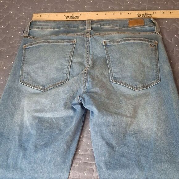 Crown & Ivy Striaght Blue Denim Jeans size 10 - Picture 6 of 7